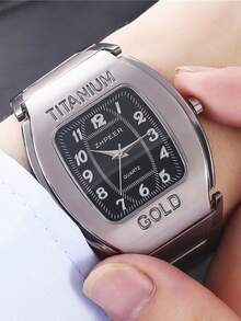 2 件/套时尚商务休闲男士高品质石英表套装 + 钱包或手链，是日常、节日、感恩节、返校、圣诞节、万圣节、生日的完美礼物 - 彩色 - 查看 6