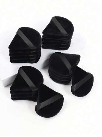 10 Sets Of Soft Triangle Makeup Sponges, Reusable Makeup Sponges For Face Makeup, Suitable For Foundation, Creams, BB Cushions,Christmas