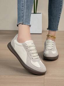 Men's Casual Sneakers, Classic White Shoes, Versatile Sports Shoes, Outdoor Walking Shoes, Couple Styles, Size 36-45, White Skate Shoes, Plus Size