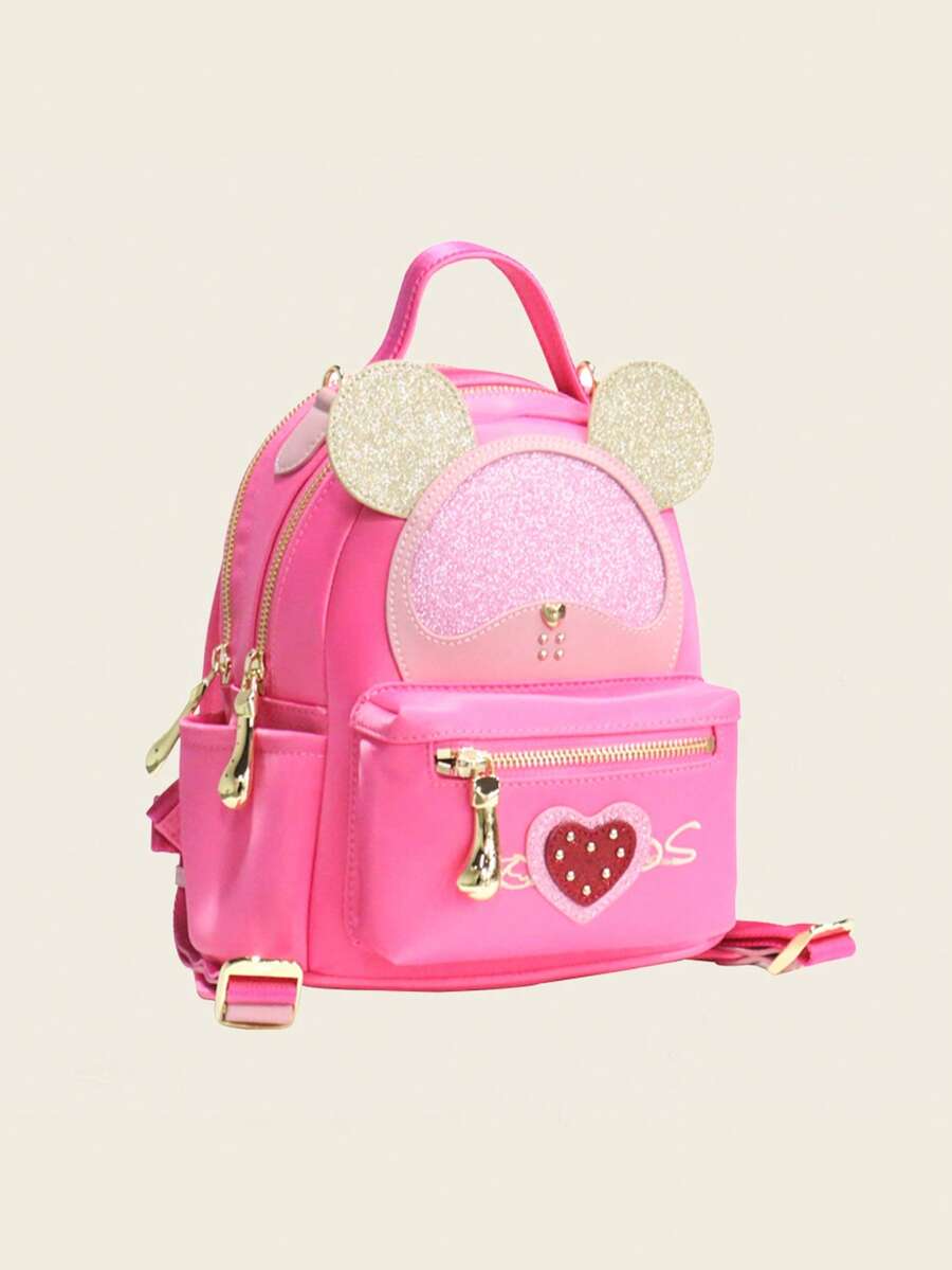 NCosmos Bear Backpack, Pink/Black, Back-To-School Gift, Backpack, Birthday Gift - Pink - View 1