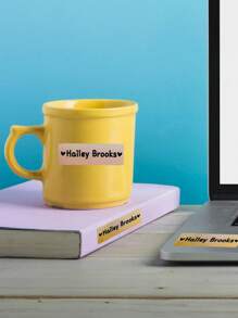 60pcs Custom Name Stickers,Glitter Rainbow Waterproof Long Name Stickers- Daycare Labels- Print Kids Labels- Long Size- Customized Labels- Hanprinting