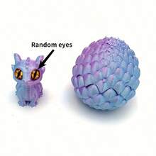 3D Printed Multi-Color Dinosaur Egg Set, Flip-Top Dinosaur Egg Desktop Decor, Gift For Christmas, Party