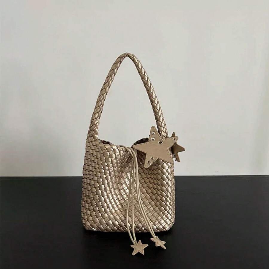 Men Tote Bags - Apricot - View 1