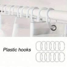 1pc Abstract Art Flower Pattern Shower Curtain - Black & White Digital Print, Machine Washable Polyester Fabric With Hooks, Reversible All-Season Bathroom Decor For Home, Modern Bathroom Decor, Elegant Design, Easy Maintenance, Stylish Homeowners