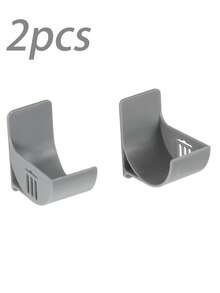 6pcs Hole-Free Garbage Bag Storage Rack, Wall-Mounted Kitchen Organizer, Adjustable Angle For Storing Garbage Bags, Umbrellas, Curtain Rods, Rolling Pins, Cling Wrap, Foil, Suitable For Home, Restaurant, Hotel, Can Be Given As Gifts On Holidays Like Father's Day And Mother's Day