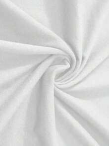 Camiseta blanca de 100% algodón para mujeres con estampado casual y chic, estilo casual y cómodo perfecto para días románticos, salidas con seres queridos o tardes en plazas. - Blanco - Ver 2