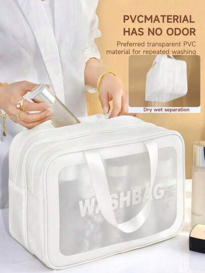 三合一双层化妆包，旅行收纳包，洗漱包，手提包，化妆品收纳包，沙滩包，干湿分离袋，游泳包，女孩化妆包，护肤包，卫生巾包，适用于存放洗漱用品，化妆品收纳：粉底液、散粉、眼影、液体眼影、眼线笔、假睫毛、下睫毛、高光、修容、乳液、化妆包、旅行、化妆袋、包、化妆包、旅行必备、化妆包、旅行必备、小型化妆包、化妆袋、化妆品包、旅行必备、大容量、大号化妆包、圣诞礼物、收纳袋、旅行、女士旅行必备礼物、收纳袋、手拿包/小手提包、化妆品收纳包、化妆品整理包、收纳袋、刷具收纳袋、迷你收纳袋、大容量收纳袋、女士礼物、圣诞节礼物、女士礼物推荐、化妆包、旅行必备