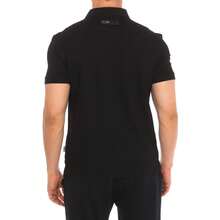 Plein Sport Men's PIPS508 Short-Sleeve Polo - 24/48 Hour Delivery To The Peninsula And The Balearic Islands - 黑色 - 查看 3