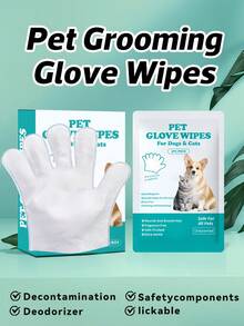 10 piezas Toallitas para mascotas, Guantes de baño sin agua para gatos y perros, Limpieza corporal completa, Hidratante, Limpieza en seco, Toallitas para mascotas, Guantes de baño sin agua, Baño para gatos, Toallitas para mascotas, Perros, Limpieza en seco, Guantes, Eliminación de olores, Desodorización, Solución de limpieza sin agua