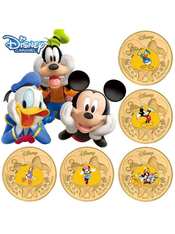 1pc    Commemorative Coins Anime Peripheral Kawaii Gold Coin Lucky Coin Children Christmas Gift