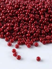 GO2CJBEADS 10克多色2毫米银线圆形洛可可玻璃种子珠，可DIY手链