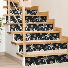 Papel tapiz autoadhesivo y removible con patrón de flores y hierba, rollo de papel tapiz autoadhesivo y resistente al agua que se puede cortar a medida, adecuado para baño, ducha, cocina, sala de estar, oficina y decoración de habitaciones, decoración del hogar, decoración de paredes. Tamaño de 3.94/5.9*78.74 pulgadas adecuado para decoración parcial, tamaño de 7.87/11.81*78.74 pulgadas adecuado para aplicación en áreas grandes.