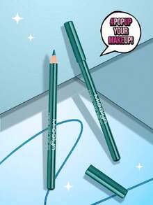 Misslyn Highly Pigmented Dual-Use Cream Eyeliner Pencil, Smudge-Proof, Cruelty-Free, Smooth & Long-Lasting, Ideal For Y2K, Party, Beach, Travel, Holiday, Camping, Gifts, Rose Fashion, New Year, Valentine's Day, Vegan - 25 Aqua Green - View 5