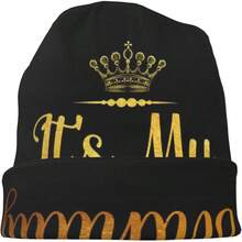 African Style Beanie Hat Knit Hat Skull Cap Slouchy Warm Headwear Jogging Cycling Adult Women Men - 今天是我的生日 - 查看 3