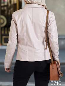 chaqueta de mujer - Beis - Ver 2