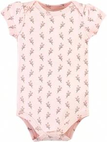 - Body unisex de algodón para - Flores pintadas suaves - Ver 9