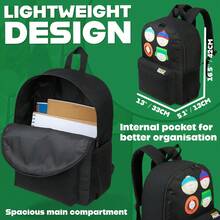 SOUTH PARK Backpack Travel Rucksack Gym Work Bag Stan Kenny Eric Daypack University School Funny Gift - one-size - View 6