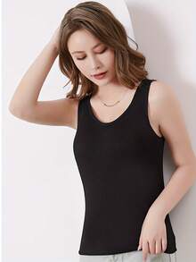 4pcs Modal Long Vest With Integrated Chest Cushion, Wide Shoulder Straps, Sports Bra, No Need To Wear, Inner And Outer Tops - Màu sắc hỗn hợp - Xem 4