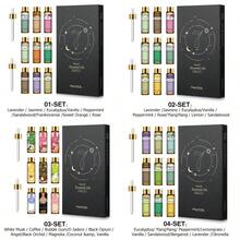 PHATOIL 精油礼盒套装，多规格套装选择（3 件/6 件/9 件/10 件/12 件/15 件/20 件套装）香薰精油套装，水果香薰油套装不同套装用于扩散器、香薰、蜡烛、香皂，高级精油礼盒套装送朋友、家人、节日礼物 - 多樣化香型 - 查看 10