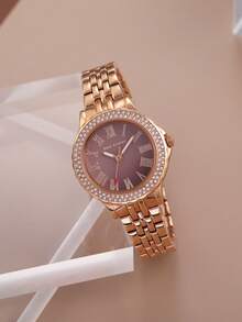 Juicy Couture Ladies's Watch With  Crytals Ladies Watch For Women Dress Watch Crystal Bezel Rose Gold Steel JC1020BNRG - 玫瑰金 - 查看 7