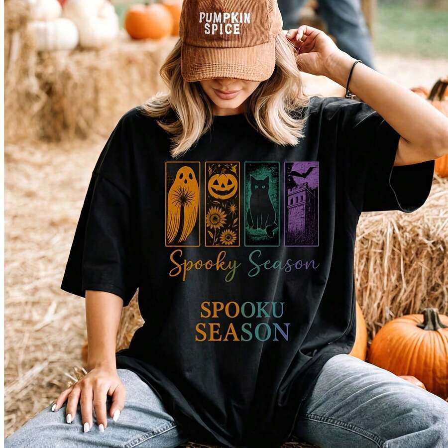 Ms. Write Shirt, Gift For Lady Writers, Writing Story, Woman Book Author, Lady Novelist Gift, Girl Author, I Love Writing, Girl Story Writer220G Pure Cotton Halloween T-Shirt – Soft, Comfortable, And Durable – Perfect For Family Gatherings, Holiday Vacations, And As A Warm Halloween Gift For Friends And Family – Enjoy Ultimate Comfort In Festive Style - 黑5 - 查看 1