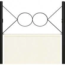 Room Divider Screens Folding Privacy Screens Home Office 5Panel Room Divider Cream White 78.7"X70.9"