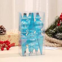 6 piezas Decoraciones colgantes navideñas, Colgantes decorativos para Navidad, Halloween, bodas, San Valentín y Año Nuevo, Adecuado para decoración del hogar, fiestas y regalos de celebración, Adornos para el hogar, Decoraciones de fiesta, Decoración de escena festiva, Adornos colgantes asimétricos de punta de colores, Adornos para el árbol de Navidad, Decoraciones para escaparates de centros comerciales, Decoraciones navideñas, Decoración de invierno para la habitación - Multicolor - Ver 15