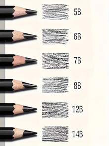 专业素描铅笔套装，便携式户外艺术绘画工具套装，适用于素描、绘画、阴影，是送给艺术家、学生和初学者画家的最佳礼物 - A - 查看 8