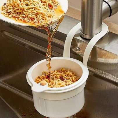 1 cái rổ lọc rác bồn rửa nhà bếp, rổ lọc rác treo đa năng, rổ lọc rác bồn rửa nhà bếp, rổ lọc rác treo vòi nước để lọc rác thải nhà bếp.