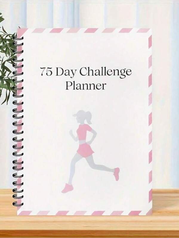 75 Day Challenge Plan Set | Ultimate Fitness And Weight Loss Tracker | Weekly Exercise, Diet, And Habit Manager | 156 Pages, 6 Colors To Choose From | Daily Motivation And Progress Record,For School Supplies,Back To School