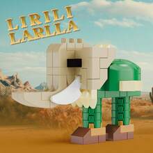 Tung Tung Sahur‌ Figure Block Toy Tralalero Tralala‌,LiriLi Larlla‌,‌Boneca Ambalam‌ Figure Toys Building Blocks Gift Party Favors