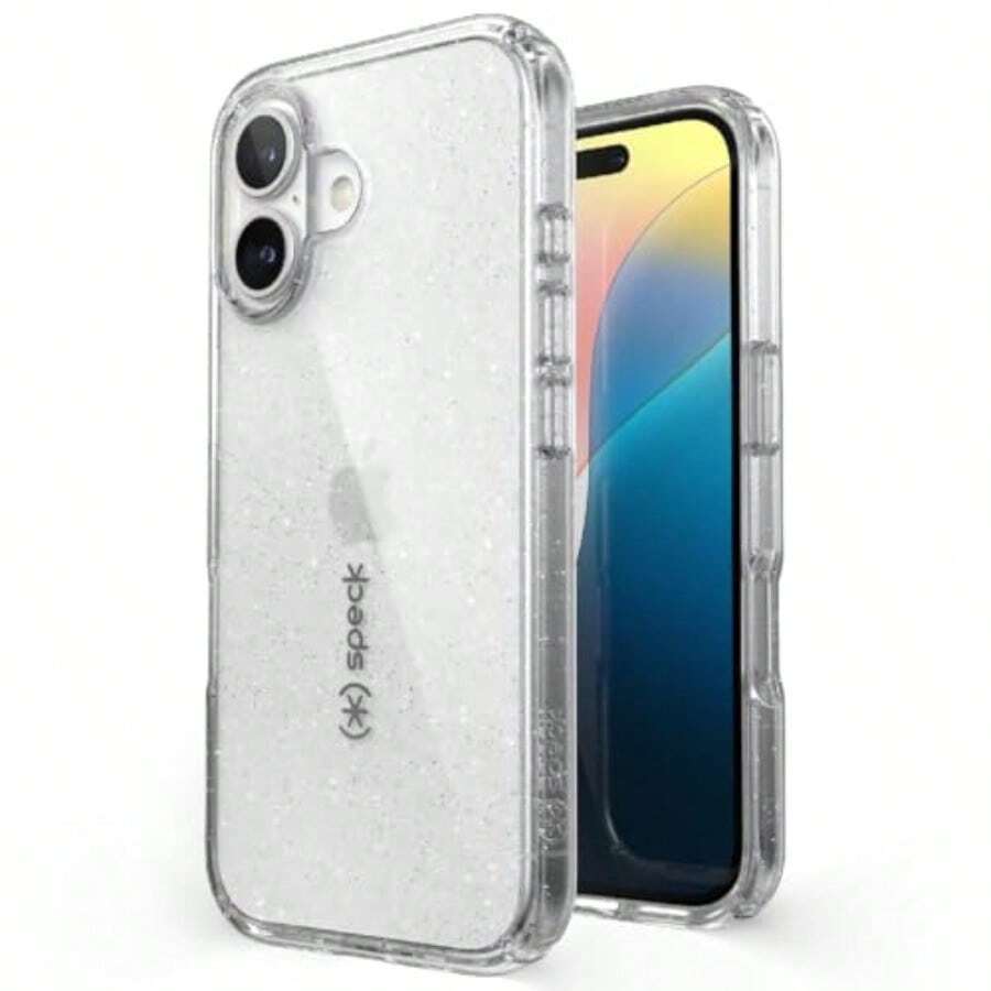 LZ Speck Clear  16 Case Slim GemShell Phone Case Clear Platinum Glitter2029 - 無色 - 查看 1