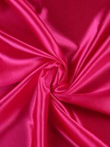 1pc Solid Color Satin Fabric, DIY Fashion Handmade Clothing, Silk Satin Suitable For Wedding Dress Decoration - Multicolor - View 32