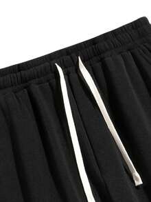 Winter Men's Drawstring Long Pants, Thickened And Thermal Lined, A Gift For A Boyfriend.