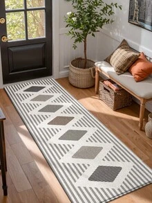 DAJIANG 1pc Thickened Velvet Anti-Slip Doormat, Comfortable Floor Mat, Hallway Carpet, Kitchen Mat, Machine Washable, Easy To Clean Rug, Home Decor Kitchen Carpet - Multicolor - View 6