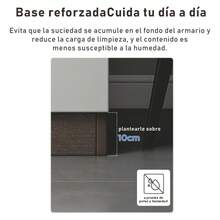 Aparador moderno minimalista diseño blanco y negro, mueble aparador de diseño moderno y minimalista, acabados en blanco y negro - Multicolor - Ver 4