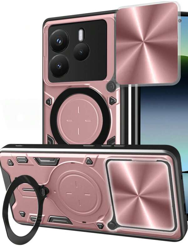 360° Rotating Ring Holder Magnetic Anti-Drop Phone Case, Compatible With IPhone 11/12/13/14/15/16 Pro Max, S22/23/24+ A04/A05/A14/A15/A24/A25/A34/A54, Pixel 6/7/8/9 Pro, TPU Material Full Body Phone Cover