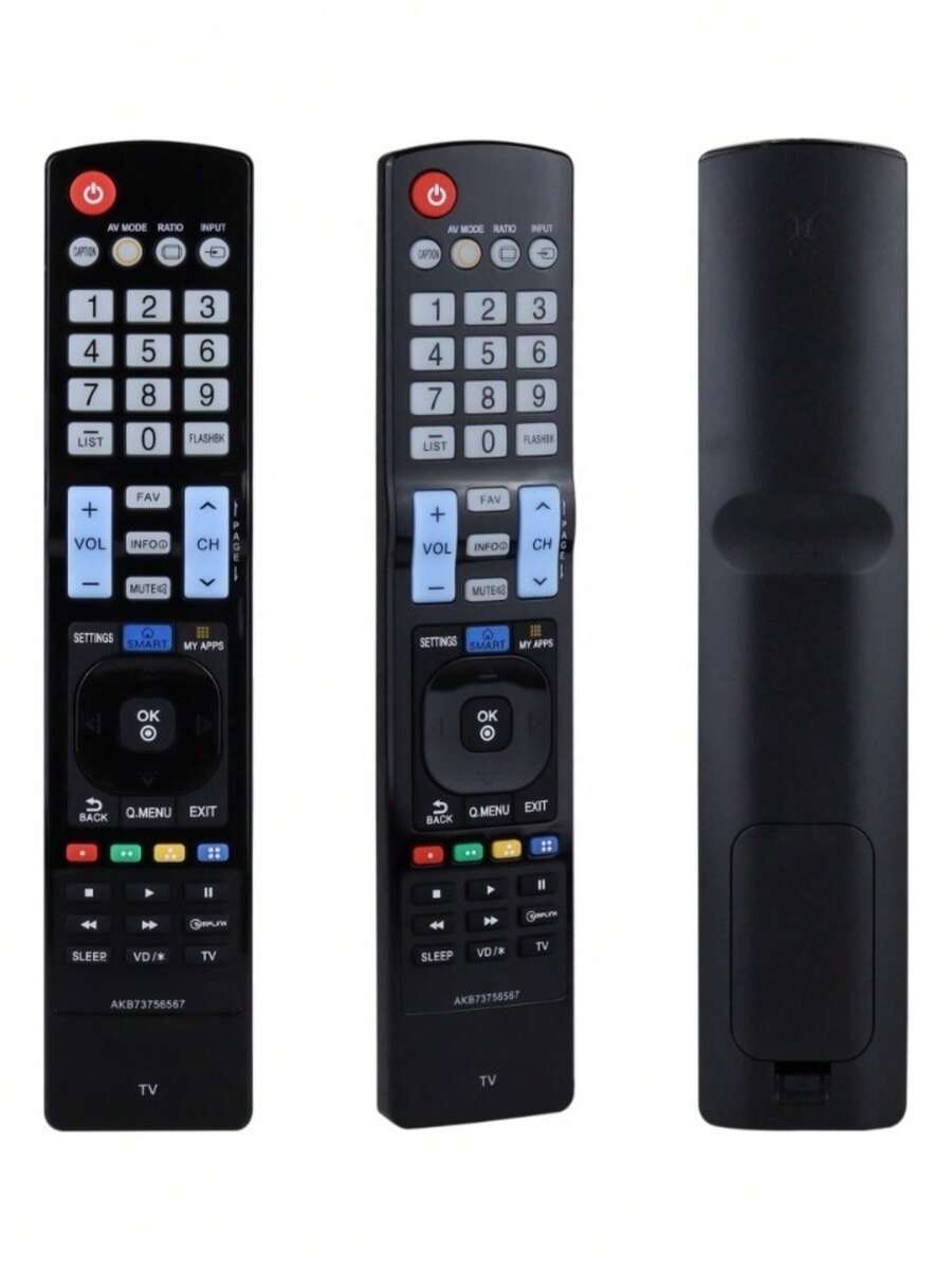 Control Expert Control Remoto compatible con LG AKB73756567 LCD TV Smart mando remoto universal alta calidad accesorios electrónicos para televisores inteligentes control remoto para pantalla LCD fácil instalación reemplazo profesional - Multicolor - Ver 1