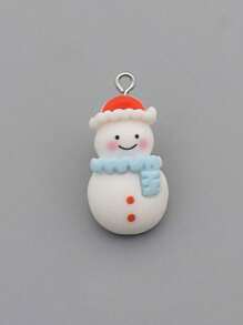 5/10/30pcs Christmas Cute DIY Craft Pendant, Suitable For Making Earrings, Bracelets, Necklaces, Phone Chains, Keychains And More Scenarios