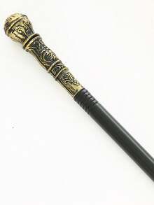 Cetro de Cobra de Faraó de Bronze, Cetro de Rei, Varinha de Mago, Cetro de Mágico, Acessório de Fantasia para Festa de Halloween, Performance de Palco