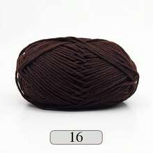 1 pezzo Filo di lana di latte a 5 strati, adatto per realizzare borse, sciarpe, cappelli, maglioni, bambole fai-da-te, 50g/pezzo (confezione casuale) - Multicolore - Visualizzare 22