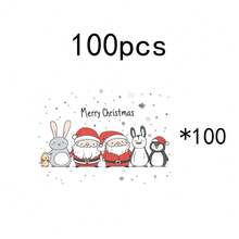 1set/4pcs/6pcs Christmas Cartoon Old Man And Penguin Pattern Placemats, Machine-Washable Rectangular Polyester Placemats, Table Protectors, Heat-Insulating Placemats, Restaurant Table Decorations, Party Supplies, Christmas Decorations, Can Be Given As Gifts