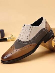 Mocasines para hombres, zapatos de oficina con cordones para negocios, zapatos para negocios, estilo New England, mocasines casuales, zapatos casuales de moda para hombres, zapatos de boda