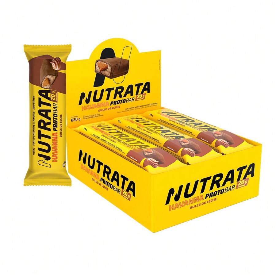 Nutrata Protobar Dulce De Leche Havanna W/ 9 Bars 70g - 哈瓦那牛奶牛奶原型 - 查看 1