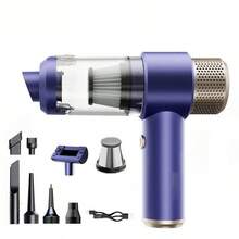 Easypie Selection 1 Stück 90W Hochleistungs-Autostaubsauger, super starke Saugkraft, Hochleistungs-Autostaubsauger und Luftdüse, 4-in-1 tragbarer Mini-Autostaubsauger, Handstaubsauger für Auto, Zuhause und Büro, perfekte Geschenke für Freunde, Abschlussgeschenke, Geschenke zum Schulanfang, Weihnachtsdekoration, Valentinstag-Geschenke, Geschenke für Mama und Papa, Halloween, Thanksgiving, personalisierte Geschenke, Geburtstagsgeschenke, Neujahrgeschenke