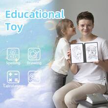 1pc A5 Reusable Sketchbook, White Drawing Board, PU Leather Waterproof & Durable Cover, Suitable For Outdoor Sketching, Office Meetings, Lectures, Note-Taking, Back To School