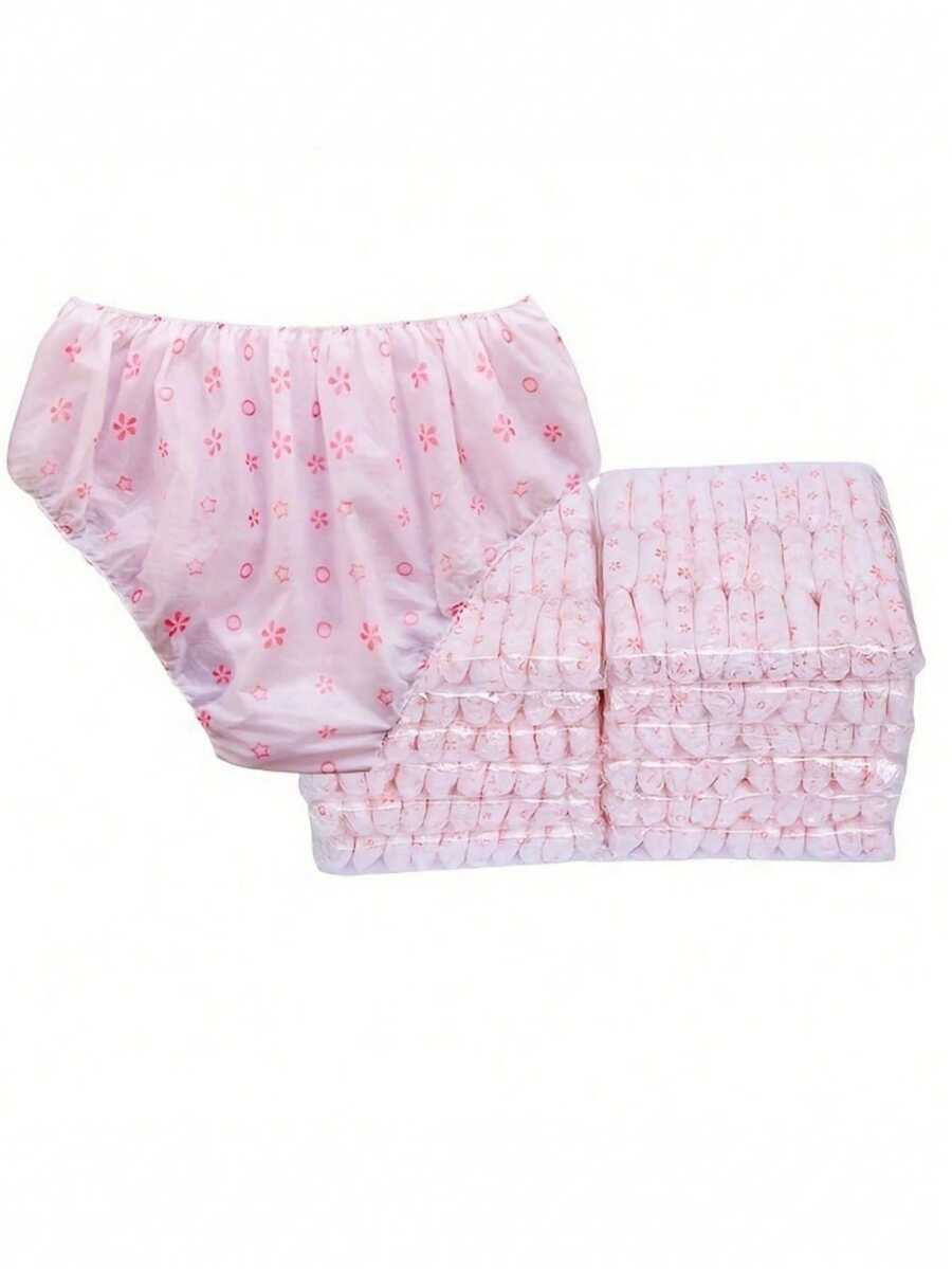 30 piezas de ropa interior desechable, fabricada en fibra de poliéster no tejida, transpirable y con cintura elástica, conveniente para viajes, spa, sauna o salón de un solo uso - Multicolor - Ver 1