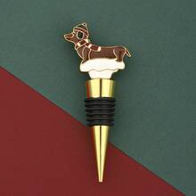 Weihnachts-Hund & Bär geformter Weinflaschen-Verschluss, kreatives Verschluss-Geschenk für Weihnachtsferien - Verschiedenfarbig - Übersicht 13