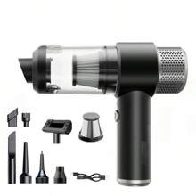 Easypie Selection 1 Stück 90W Hochleistungs-Autostaubsauger, super starke Saugkraft, Hochleistungs-Autostaubsauger und Luftdüse, 4-in-1 tragbarer Mini-Autostaubsauger, Handstaubsauger für Auto, Zuhause und Büro, perfekte Geschenke für Freunde, Abschlussgeschenke, Geschenke zum Schulanfang, Weihnachtsdekoration, Valentinstag-Geschenke, Geschenke für Mama und Papa, Halloween, Thanksgiving, personalisierte Geschenke, Geburtstagsgeschenke, Neujahrgeschenke