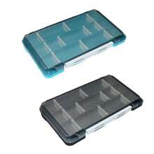 迷你多功能钓鱼配件盒闪光渔具工具盒小巧便携鱼饵盒诱饵和假饵收纳盒 - 彩色 - 查看 18